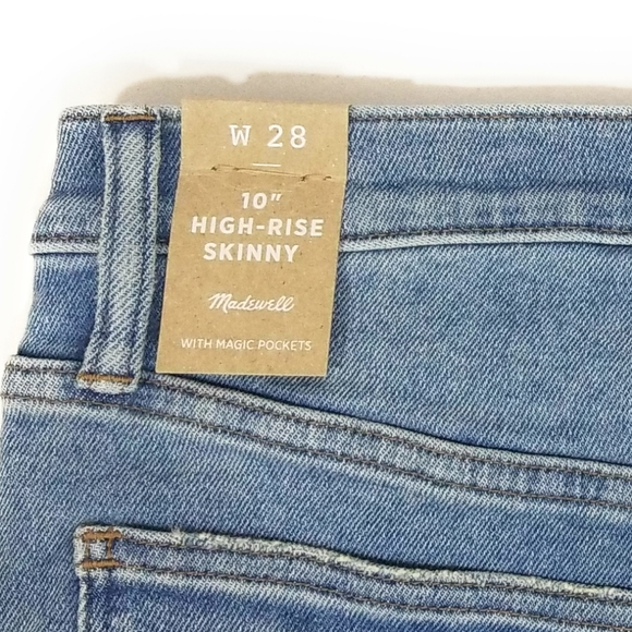 MADEWELL NWT 10" High Rise Skinny Jeans Size 28 - Picture 11 of 11